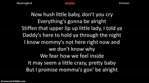 Eminem – Mockingbird Lyrics